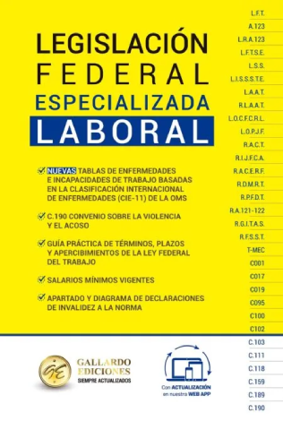 Legislación Federal Especializada Laboral 2025 - H. Congreso de la Unión
