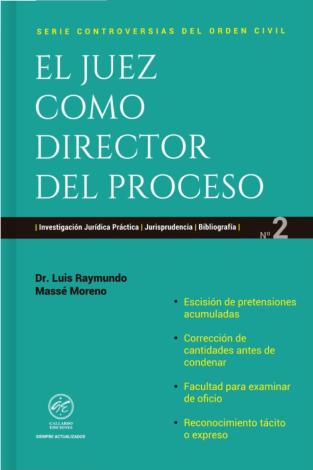 El Juez Como Director De Proceso - Luis Raymundo Massé Moreno