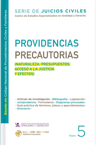 Providencias Precautorias (Naturaleza, Presupuestos, Acceso A La Justicia Y Efectos) # 5 - Comité Editorial De Gallardo Ediciones
