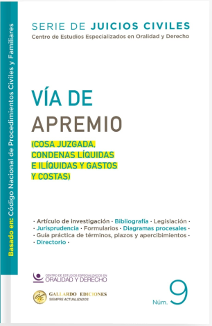 Vía De Apremio (Cosa Juzgada, Condenas Líquidas E Ilíquidas Y Gastos Y Costas) # 9 - Comité Editorial De Gallardo Ediciones