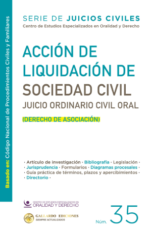 Acción De Liquidación De Sociedad Civil (Derecho De Asociación) #35 - Comité Editorial De Gallardo Ediciones