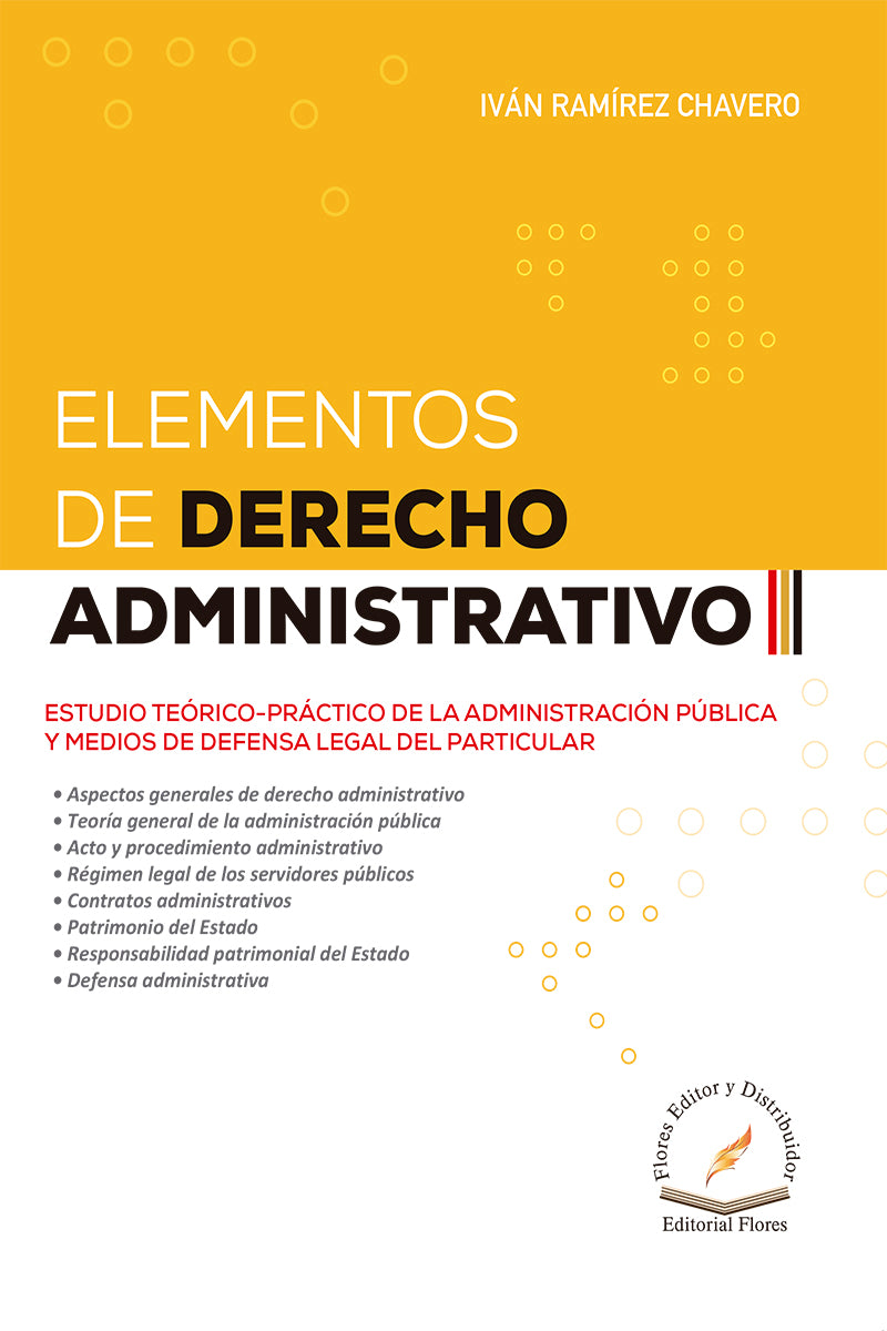 Elementos De Derecho Administrativo – Iván, Ramírez Chavero