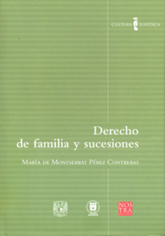 Derecho De Familia Y Sucesiones. Colección Cultura Jurídica - Pérez Contreras, María De Montserrat
